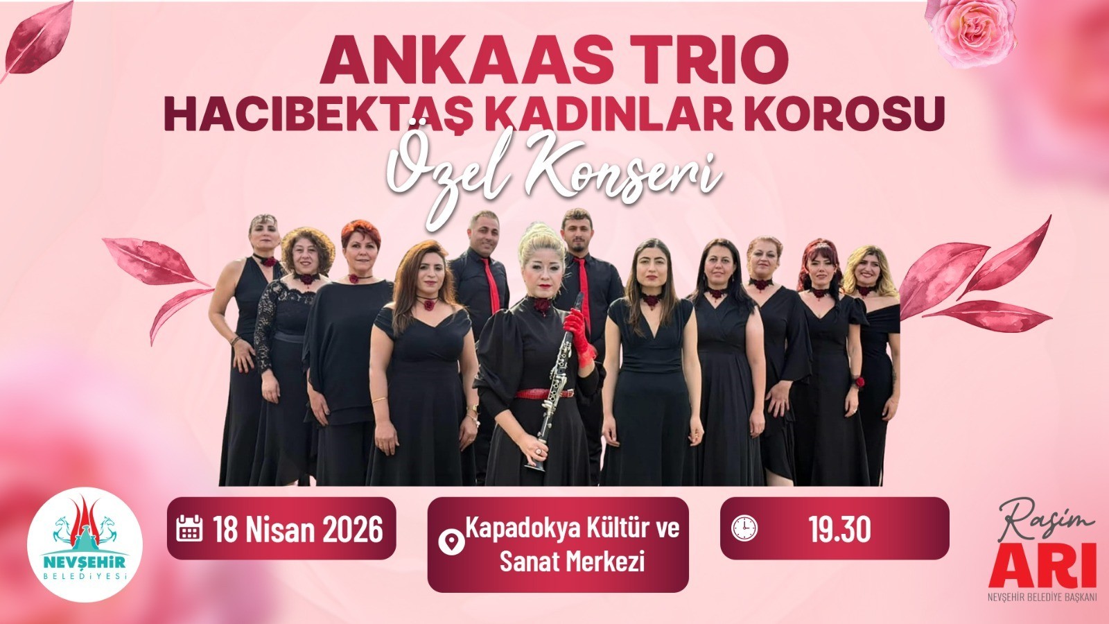 ANKAAS Üçlüsü ve Hacıbektaş Kadınlar Korosu Konseri 