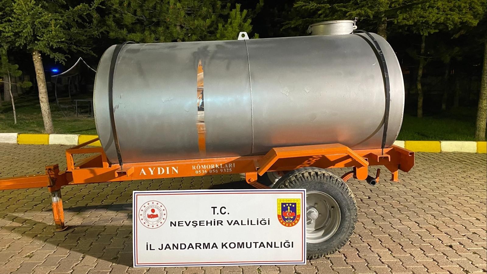 Nevşehir’de Çalınan 5 Tonluk Su Tankeri JASAT Tarafından Bulundu: 3 Şüpheli Tutuklandı