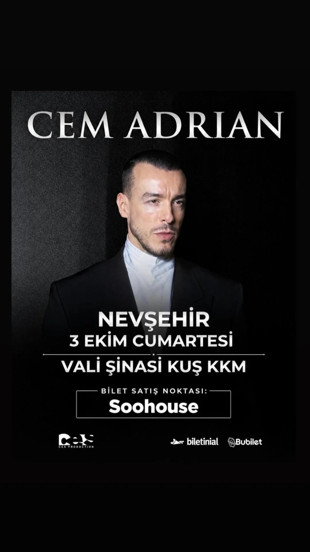 Cem Adrian, Nevşehir’de Sahne Alacak