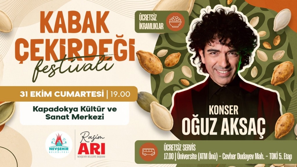 Nevşehir'de "Kabak Çekirdeği Festivali" Coşkusu